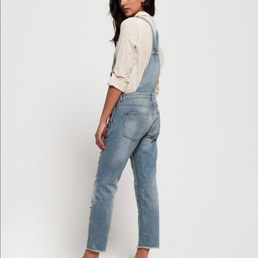Superdry Jodie boyfriend dungaree. NWT